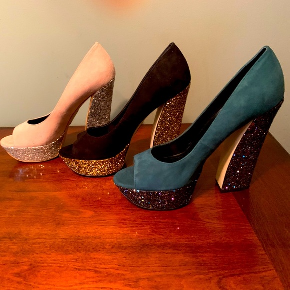 BOUTIQUE 9   Suede Heels - Picture 1 of 8